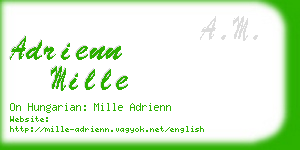 adrienn mille business card